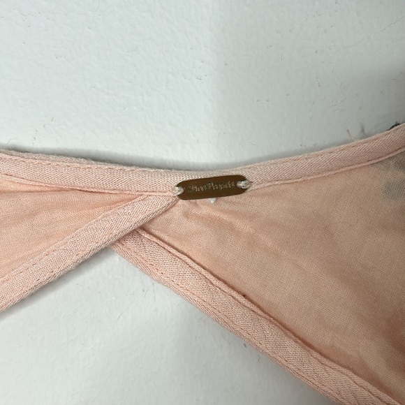 Free People Emma Pink Floral Embroidered Mini Dress - Picture 3 of 11